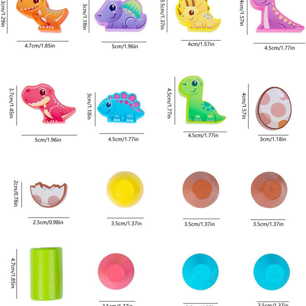 Desafío DinoBalance – Juego de Apilamiento de Dinosaurios en Madera