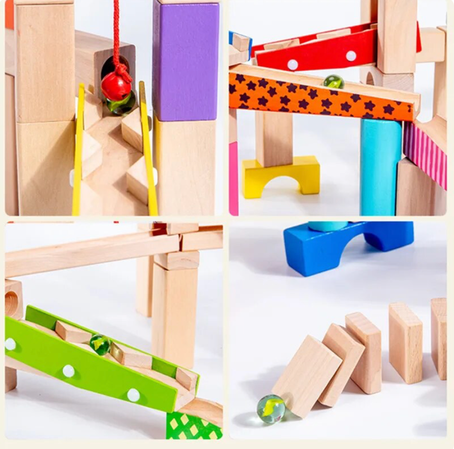 Circuito Mágico de Canicas – Construcción, Creatividad y Movimiento