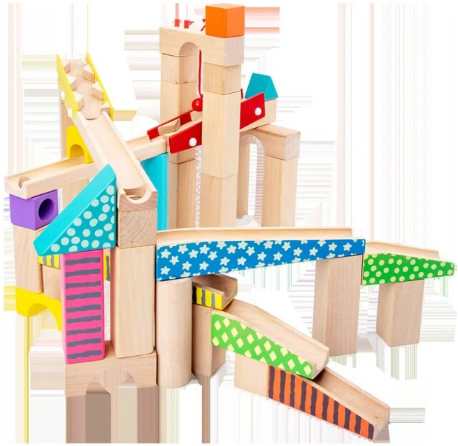 Circuito Mágico de Canicas – Construcción, Creatividad y Movimiento