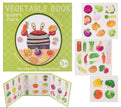 Libro de Vegetales con Velcro – Corto, Juego y Aprendo