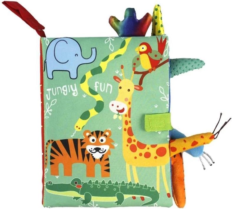 Libro Sensorial “Jungly Fun” – Aventura de Texturas y Colores en la Selva
