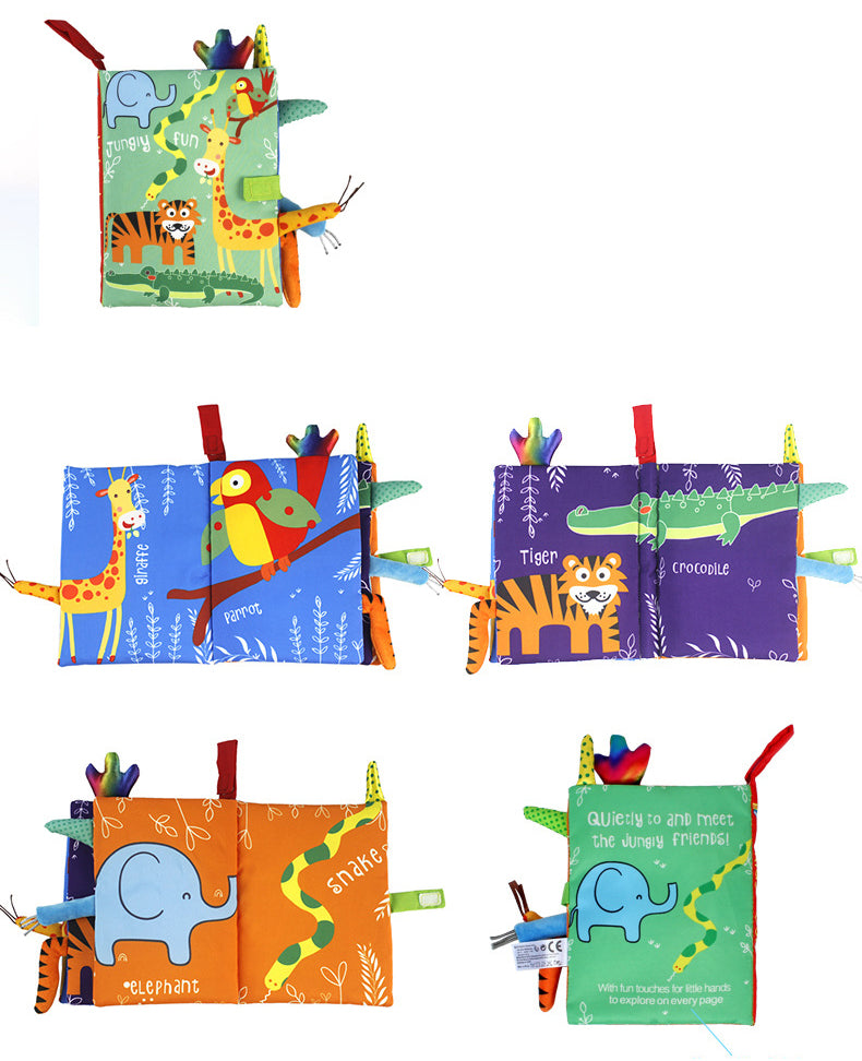 Libro Sensorial “Jungly Fun” – Aventura de Texturas y Colores en la Selva