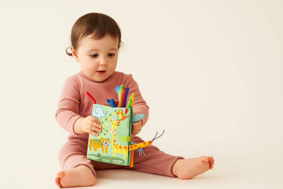 Libro Sensorial “Jungly Fun” – Aventura de Texturas y Colores en la Selva