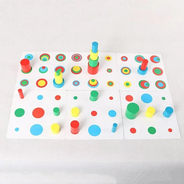 Cilindros Montessori – Explora el Mundo por Tamaños y Colores