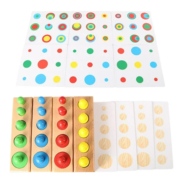 Cilindros Montessori – Explora el Mundo por Tamaños y Colores