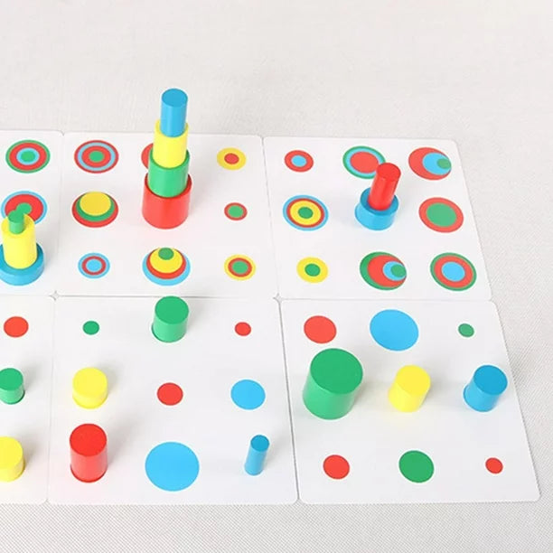 Cilindros Montessori – Explora el Mundo por Tamaños y Colores