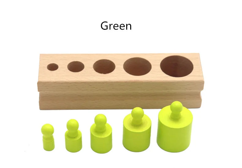 Cilindros Montessori – Explora el Mundo por Tamaños y Colores