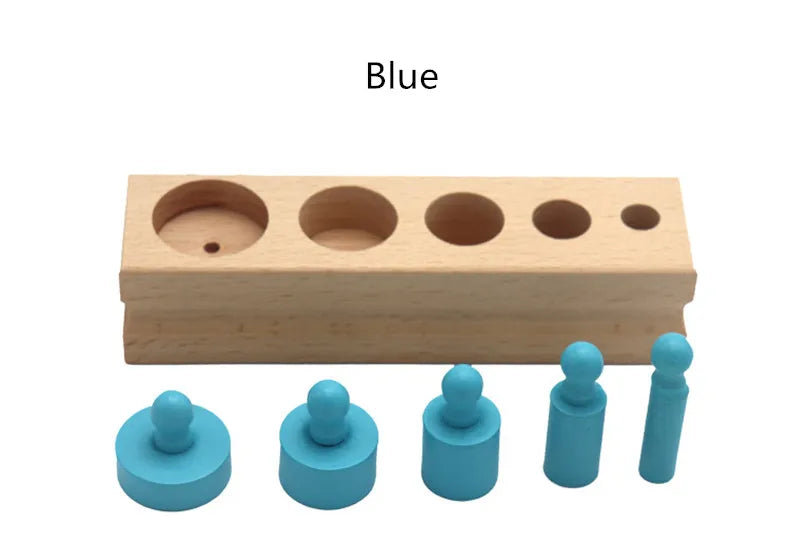 Cilindros Montessori – Explora el Mundo por Tamaños y Colores