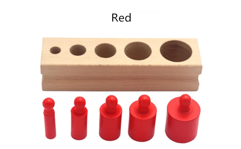 Cilindros Montessori – Explora el Mundo por Tamaños y Colores