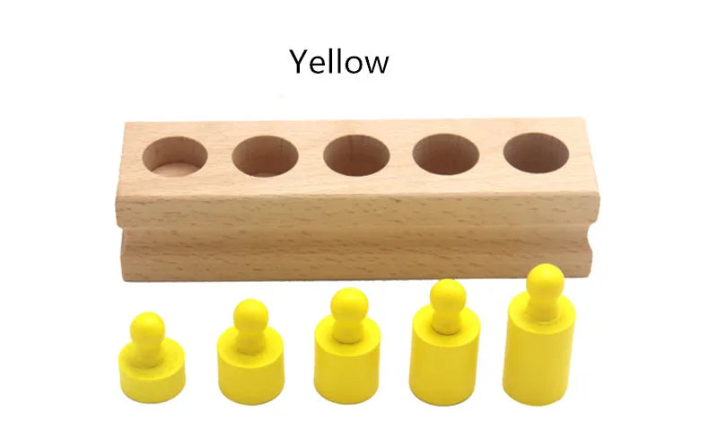 Cilindros Montessori – Explora el Mundo por Tamaños y Colores
