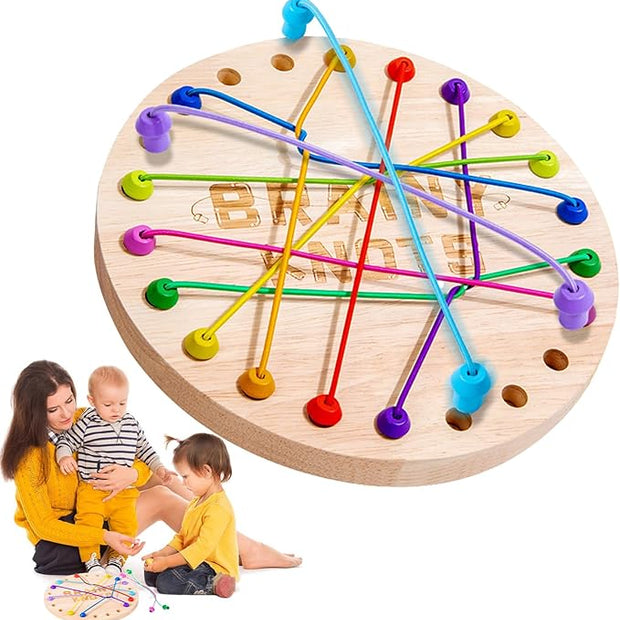 Juego Educativo de Nudos de Colores – Brainy Knots Montessori