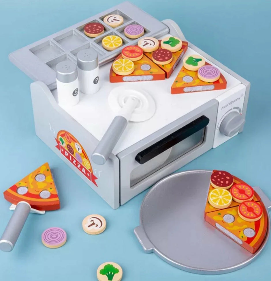 Pizzería de Madera – Hornea, Corta y Comparte