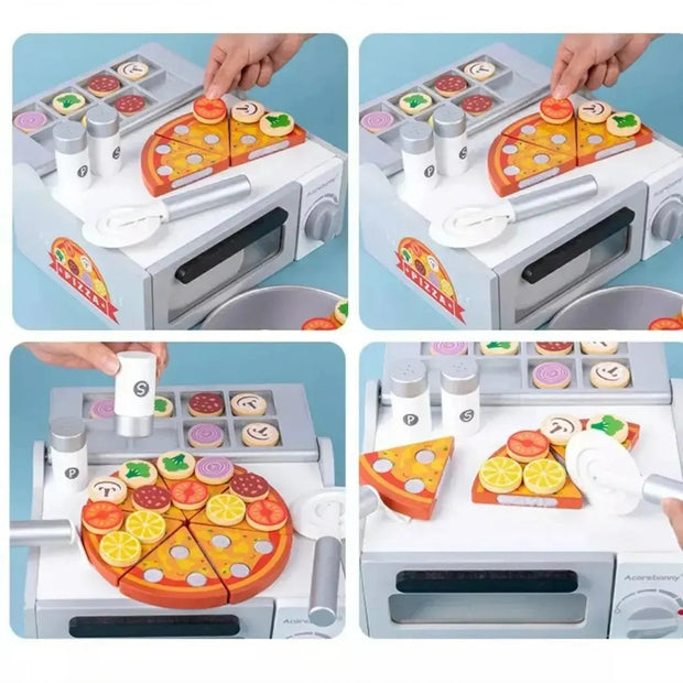 Pizzería de Madera – Hornea, Corta y Comparte