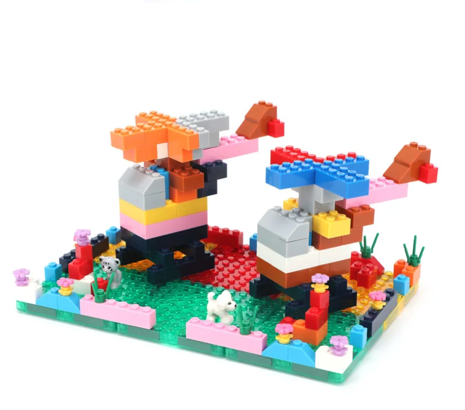 Magnetic Block Tiles – 206 piezas que combinan bloques magnéticos con piezas de construcción