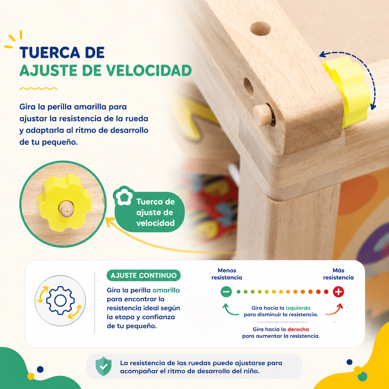 Caminador de Actividades para Primeros Pasos – Cubo Multifuncional de la Granja