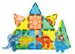 Magnetic Tiles Dino World – Construye 5 dinosaurios, estructuras y aventuras prehistóricas