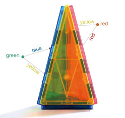 Magnetic Tiles Marble Run – 200 piezas para construir circuitos con pelotas y toboganes magnéticos