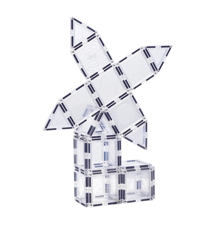 Magnetic Tiles Nature Edition – 35 piezas con flores, mariposas y hojas para construir con inspiración natural