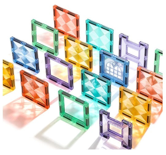 Magnetic Tiles Starshine – 100 piezas para construir, crear y aprender jugando