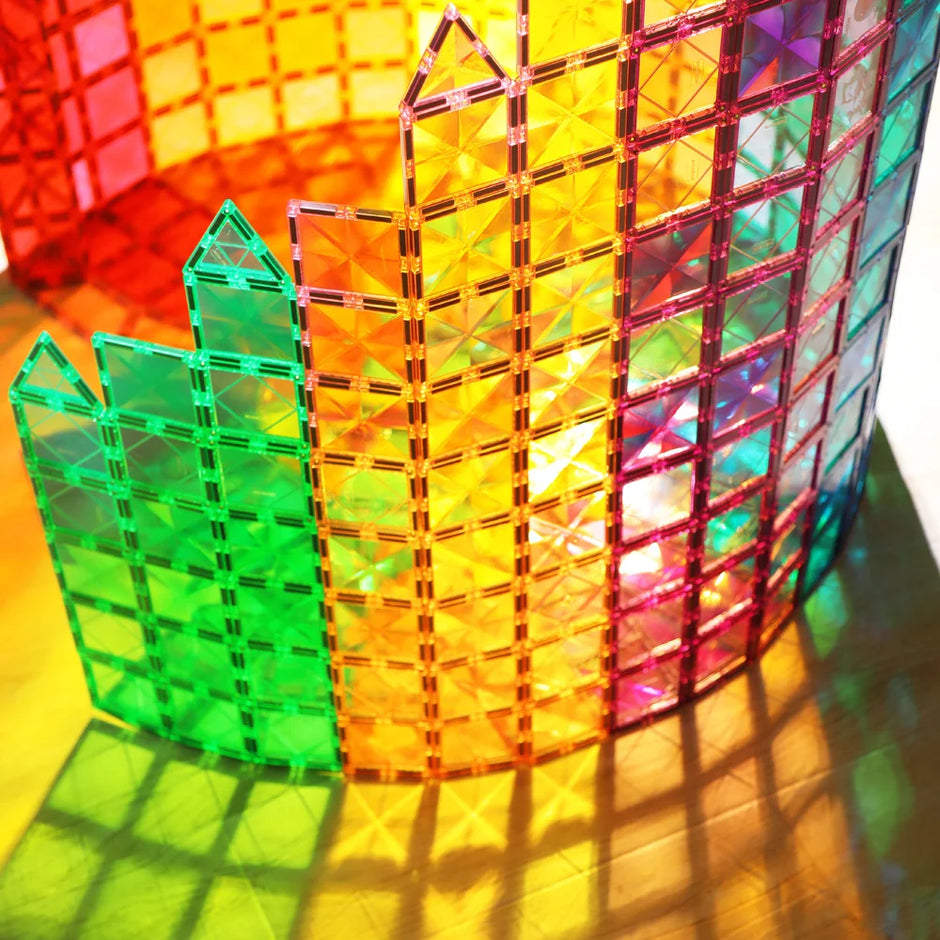 Magnetic Tiles Starshine – 100 piezas para construir, crear y aprender jugando