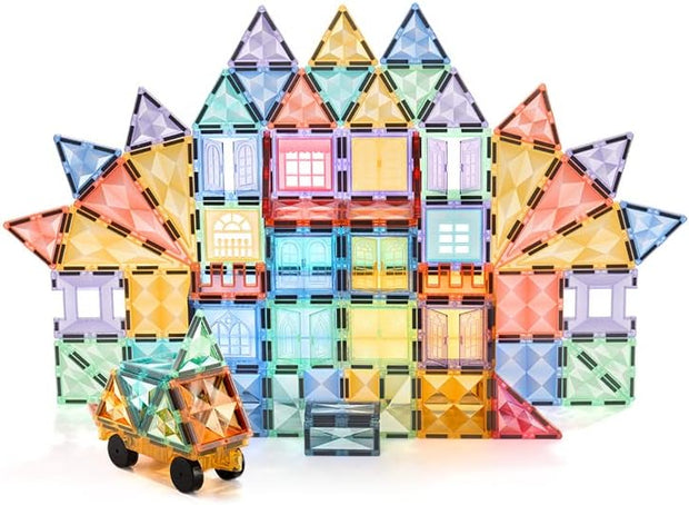 Magnetic Tiles Starshine – 100 piezas para construir, crear y aprender jugando