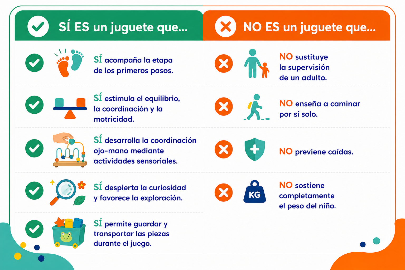 Caminador de Actividades para Primeros Pasos - Ranita Exploradora