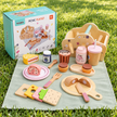 Set de Picnic de Madera Jardín de Flores