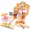 Set de Picnic de Madera Jardín de Flores