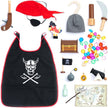 ¡Al abordaje! Set de Accesorios Pirata de Madera – Disfraz Completo para Pequeños Corsarios
