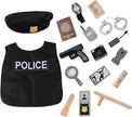 ¡Misión Secreta! Set de Accesorios de Policía de Madera y Chaleco – Juego de Rol para Pequeños Agentes