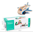 Avión de Madera con Pasajeros, Piloto y Maletas – Juego de viaje para imaginar y aprender
