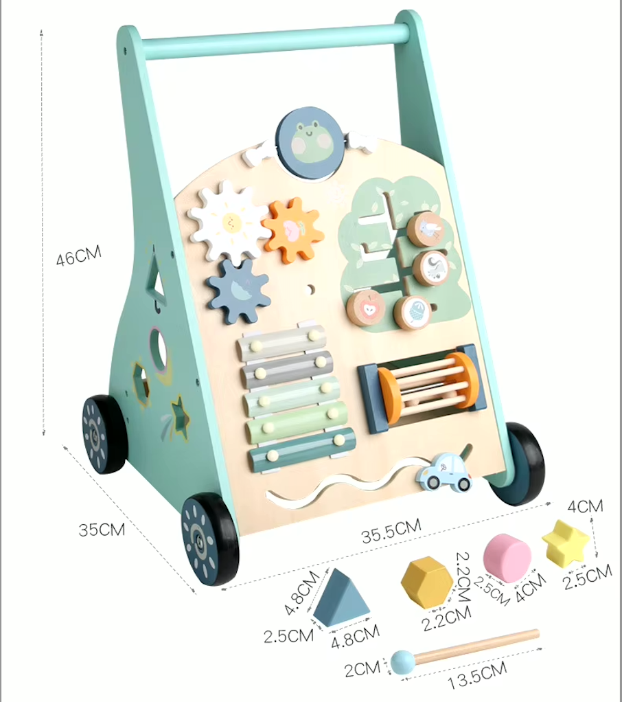 Baby Walker - Caminador Didáctico de Madera