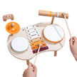 Batería Musical de Madera – Estación de Ritmo y Colores