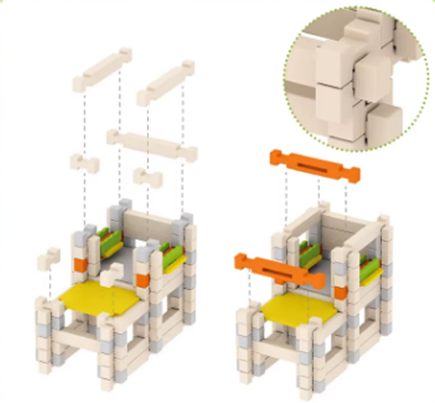 Escuela de Bloques de Colores – Construcción y Juego de Roles