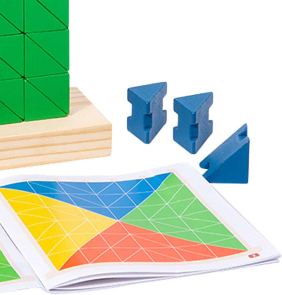 Bloques Creativos en Columna – Construye, Gira y Descubre