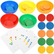 Bowl de Clasificación de Colores – Juego Montessori de Asociación y Coordinación