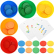 Bowl de Clasificación de Colores – Juego Montessori de Asociación y Coordinación