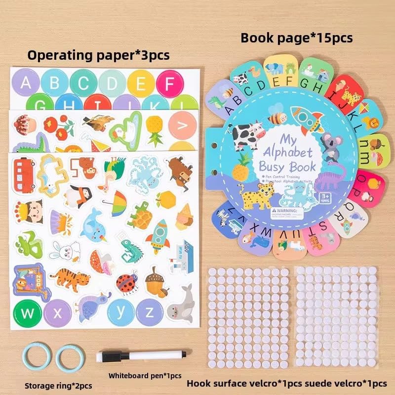 Busy Book del Alfabeto “Aprendo con Letras y Animales”