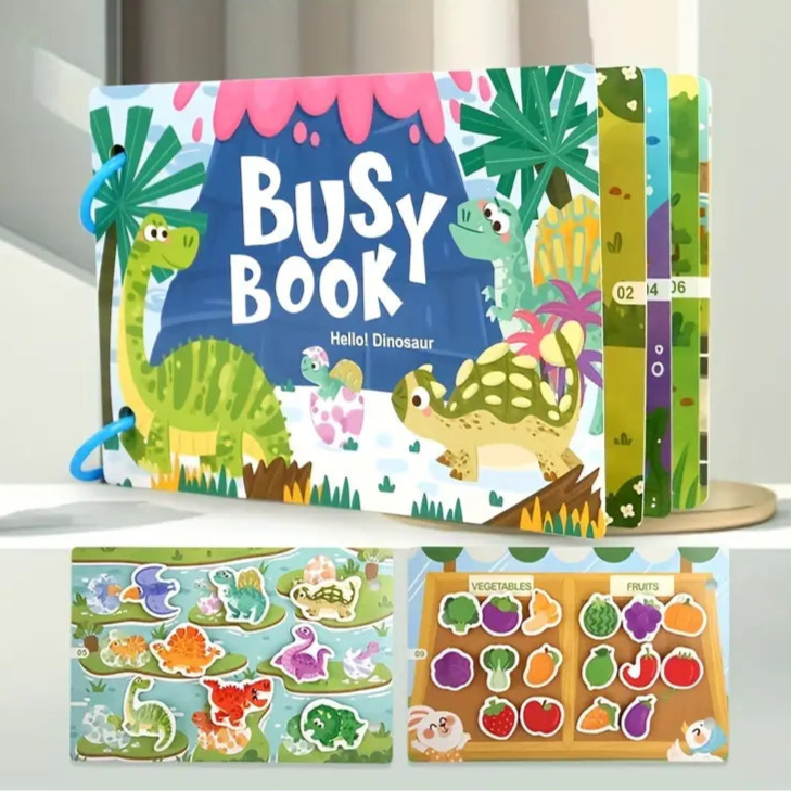 Busy Book de Dinosaurios – Aventuras Prehistóricas