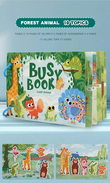 Busy Book Animales del Bosque – Aventuras en la Naturaleza