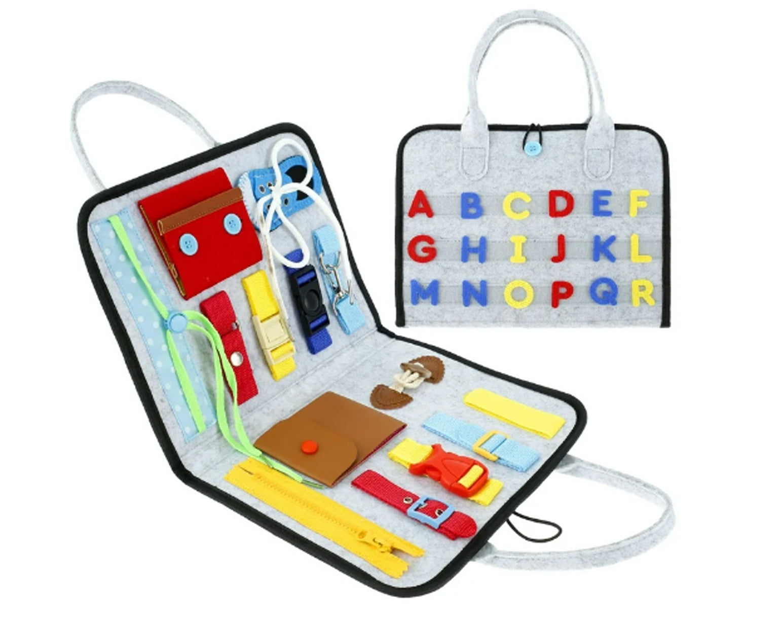 Libro Montessori de Habilidades – Juguete Educativo Sensorial Niños