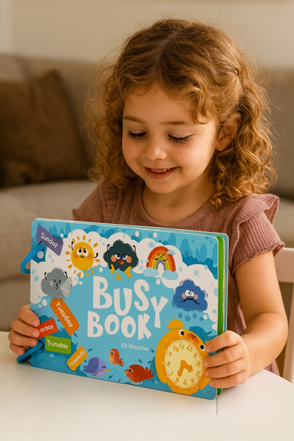 Busy Book del Clima y el Tiempo – Aprendizaje Divertido