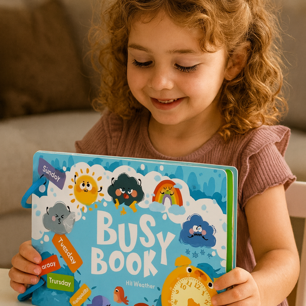 Busy Book del Clima y el Tiempo – Aprendizaje Divertido