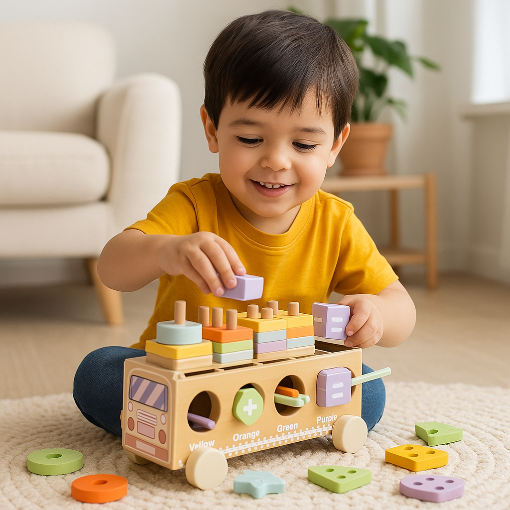 Busy Bus Montessori – Centro Rodante de Formas y Cálculo