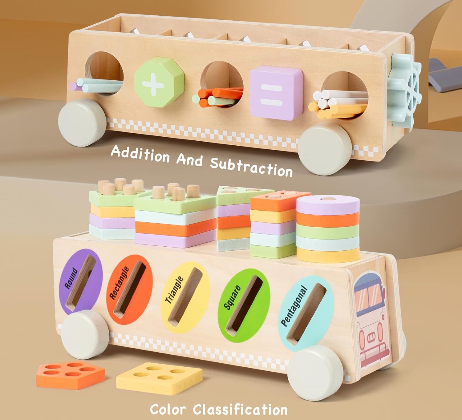 Busy Bus Montessori – Centro Rodante de Formas y Cálculo