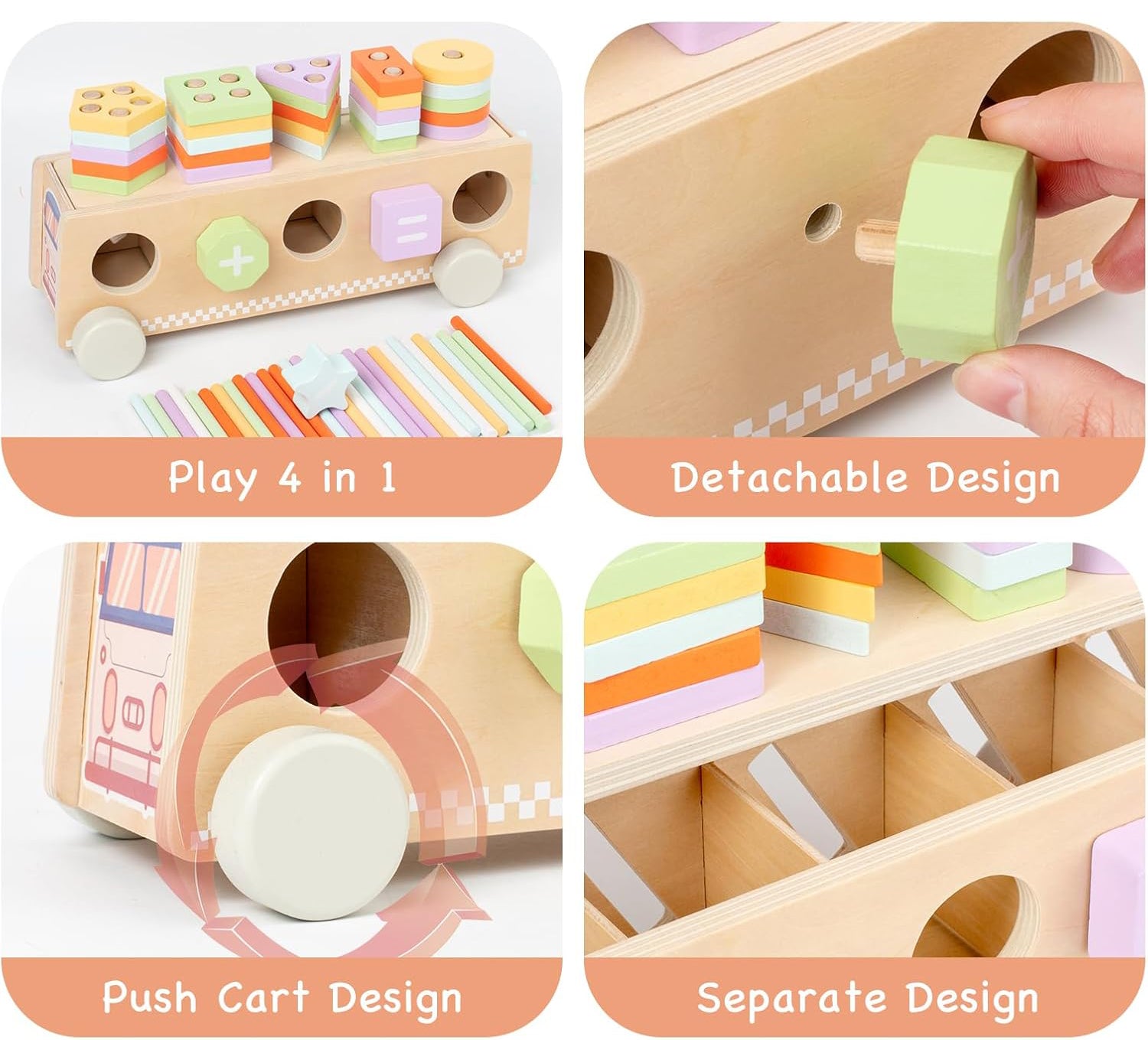 Busy Bus Montessori – Centro Rodante de Formas y Cálculo