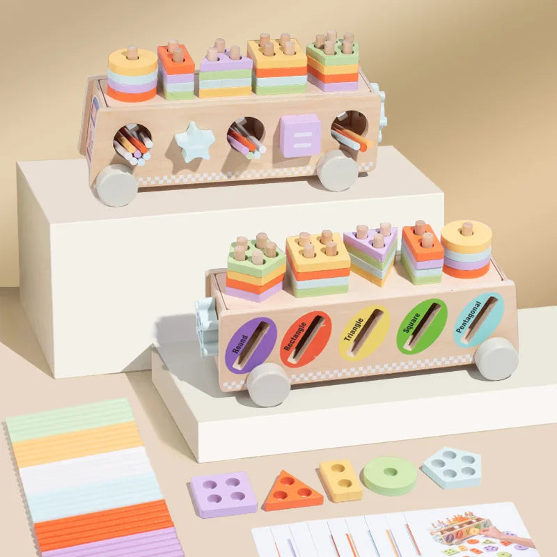 Busy Bus Montessori – Centro Rodante de Formas y Cálculo