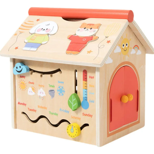 Busy House – Clima, Animales y Vestimenta