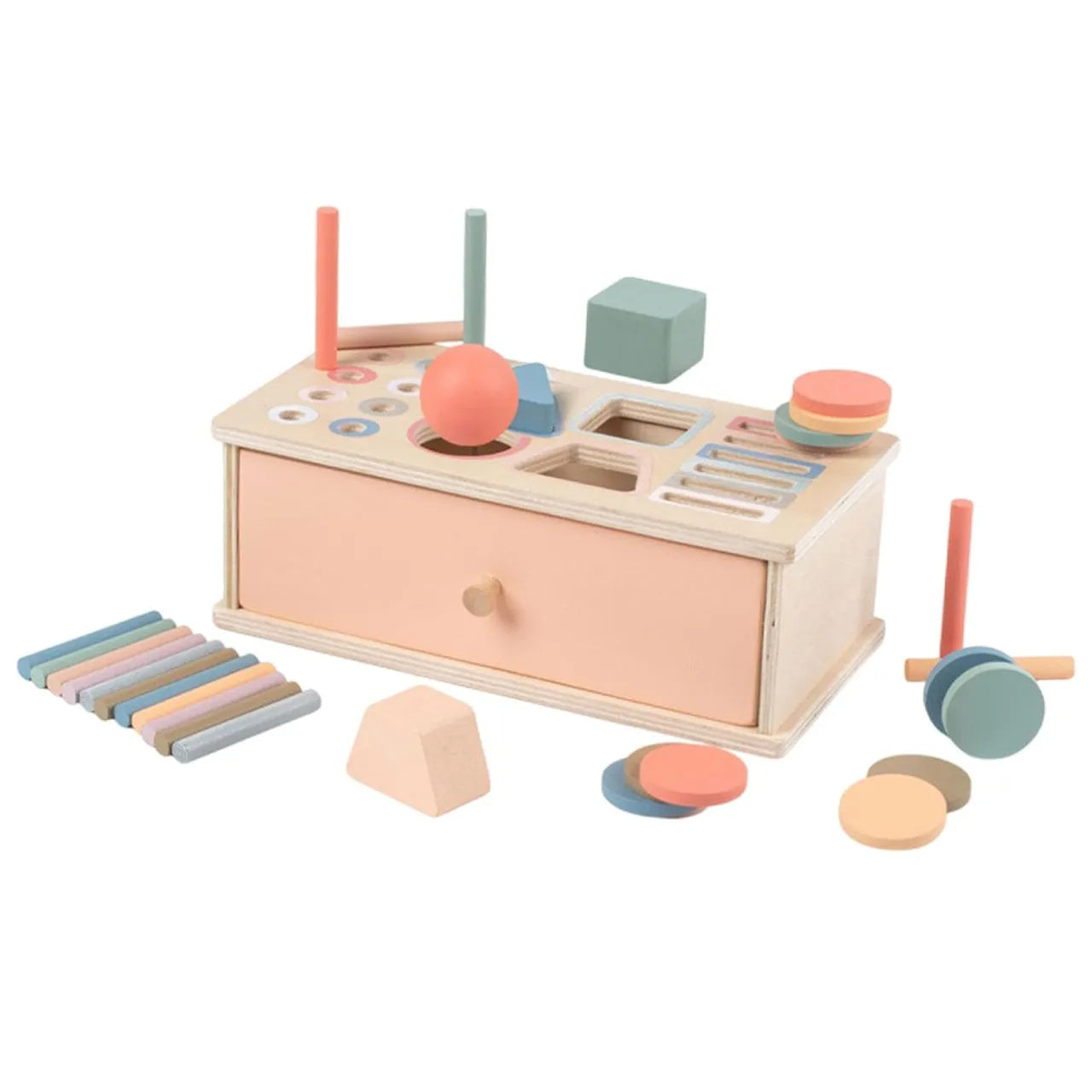Caja Sensorial Montessori – Clasifica, Encaja y Descubre