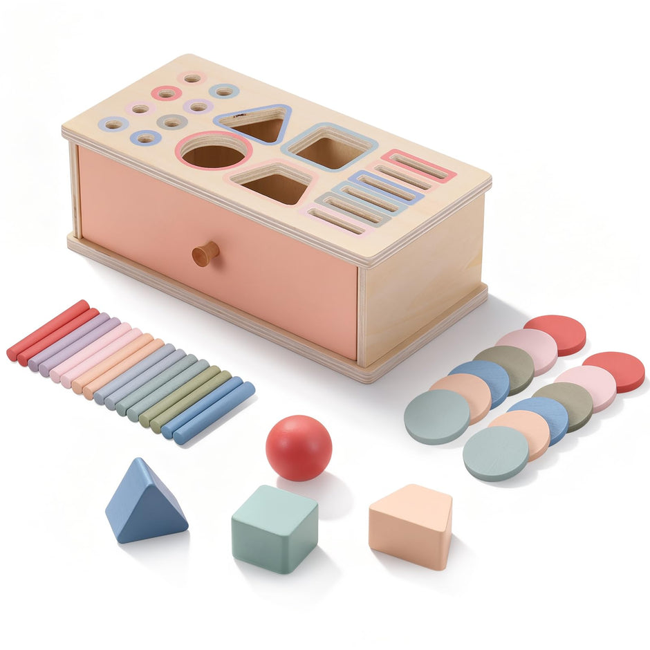 Caja Sensorial Montessori – Clasifica, Encaja y Descubre